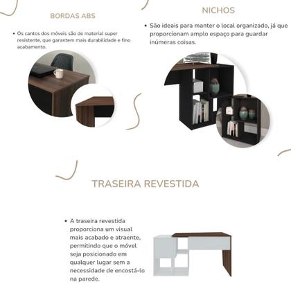Imagem de Escrivaninha Com Nichos Urban II Artany