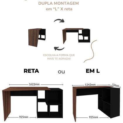 Imagem de Escrivaninha Com Nichos Urban II Artany