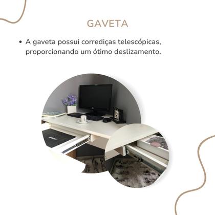 Imagem de Escrivaninha de Canto com Gaveta Trend para Home Office