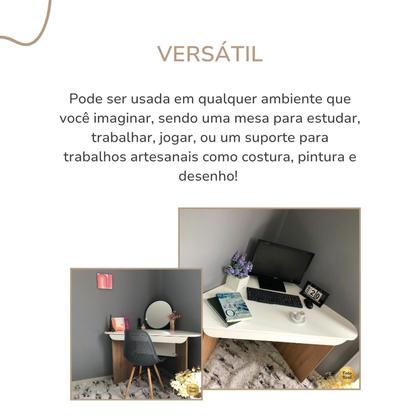 Imagem de Escrivaninha de Canto com Gaveta Trend para Home Office