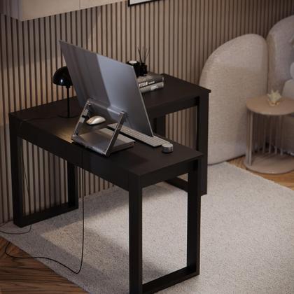 Imagem de Escrivaninha De Canto Mesa Para Trabalho Notebook PC Com Estilo Industrial