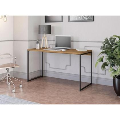 Imagem de Escrivaninha de Escritorio e Quarto 136cm Freijo/Preto Fosco