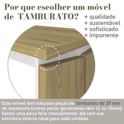 Imagem de Escrivaninha em L para Escritório com Porta de Correr e 2 Gavetas