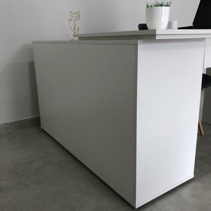 Imagem de Escrivaninha Ergonômica em L com 2 portas de correr Mingle