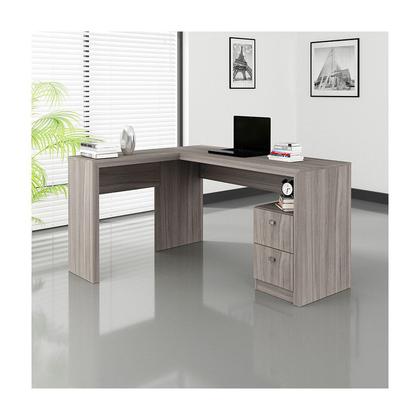 Imagem de Escrivaninha Escritório 2 Gavetas 135,8x74,5x113 cm Carvalho