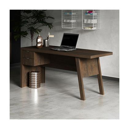 Imagem de Escrivaninha Escritório 2 Gavetas 163x74,5x60 cm Rústico