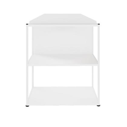 Imagem de Escrivaninha Escritório com Estante Baixa 3 Prateleiras F5