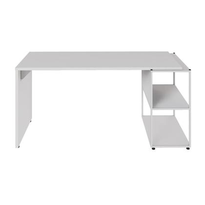 Imagem de Escrivaninha Escritório com Estante Baixa 3 Prateleiras F5