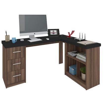 Imagem de Escrivaninha Home Office Mali Gaveteiro e Nichos