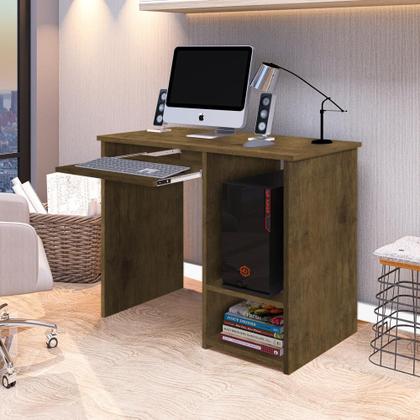 Imagem de Escrivaninha Home Office Mesa Computador Inglaterra Suporte Teclado CPU Escritório Cantinho Estudo Quarto Retrô - RPM