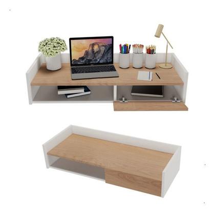 Imagem de Escrivaninha Homeoffice Notebook Mesa Apoio Moderna Gaveta