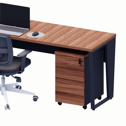 Imagem de Escrivaninha Industrial 1,80m x 0,70m Gaveteiro 3 Gavetas F5