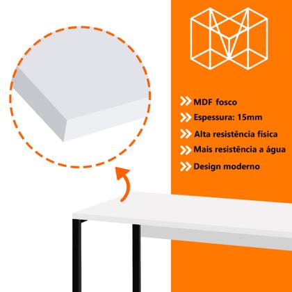 Imagem de Escrivaninha Industrial 90x50 Escritorio Mesa Computador para Quarto Gamer