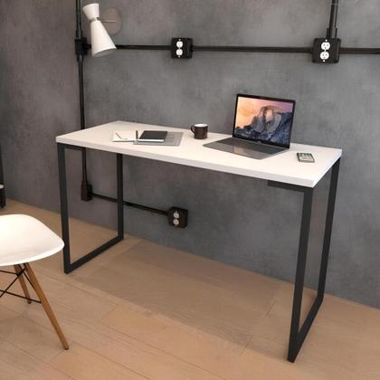 Imagem de Escrivaninha Industrial Escritorio 120 x 50 Cm Mesa Notebook Computador Ferro MDF