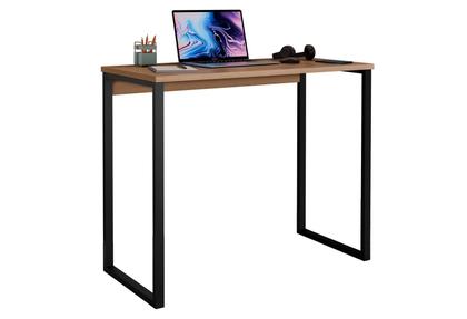 Imagem de Escrivaninha Industrial Mesa Estudo Aparador Office Aço Mdf Cantinho do Café