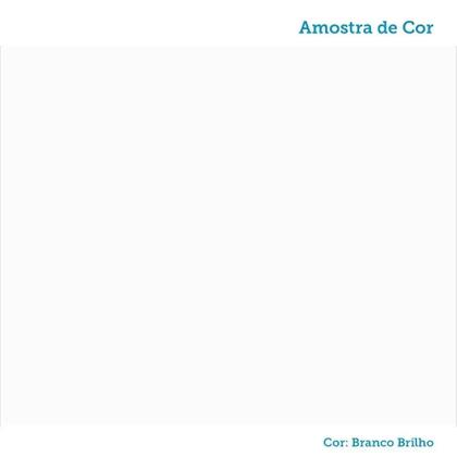 Imagem de Escrivaninha Infantil Montessoriana Casinha 100% MDF com Banco Petra Espresso Móveis Branco/Brilho
