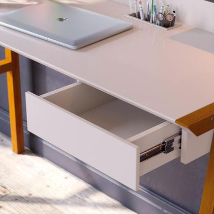 Imagem de Escrivaninha Job 1 GV Off White e Nature