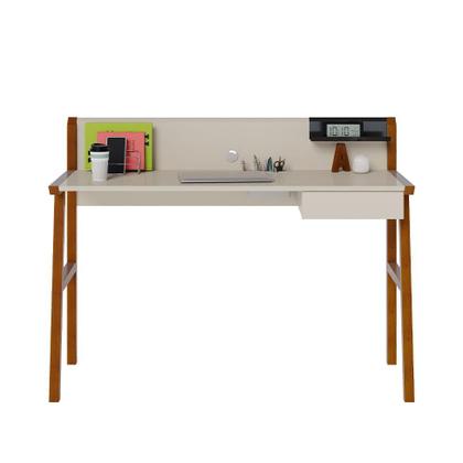 Imagem de Escrivaninha Job 1 GV Off White e Nature