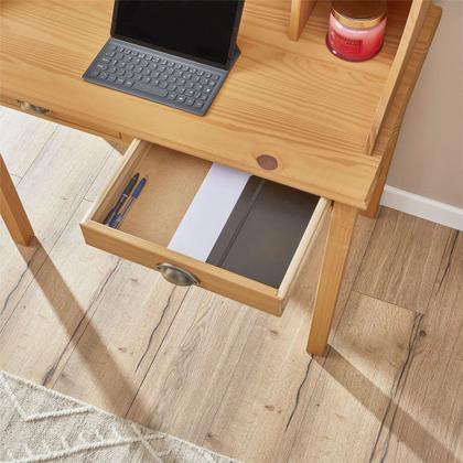 Imagem de Escrivaninha Madeira 2 Gavetas 6 Nichos Marlene