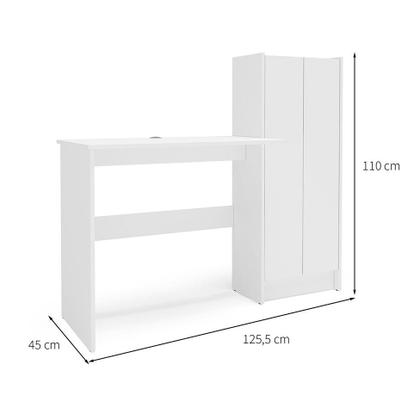 Imagem de Escrivaninha Manaus 2 PT Branca