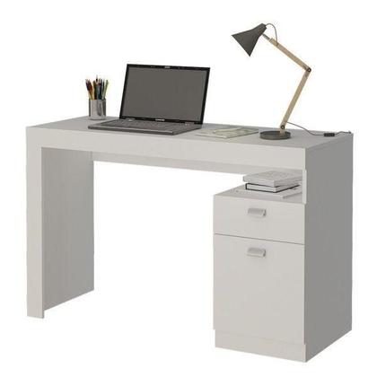 Imagem de Escrivaninha Melissa com 1 Porta e 1 Gaveta - Branco