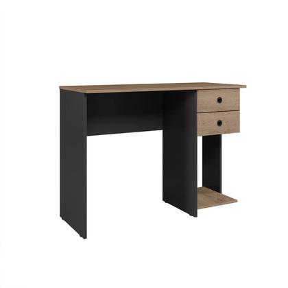 Imagem de Escrivaninha Mesa Computador Notebook 2 Gavetas Escritório Estudos Trabalho 4115