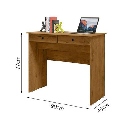Imagem de Escrivaninha Mesa Computador Quarto Escritorio EJ 2 Gavetas