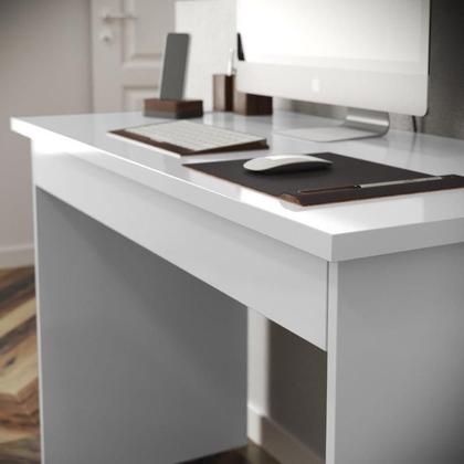 Imagem de Escrivaninha Mesa de Computador Isis Versátil cor Branca