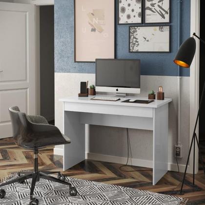 Imagem de Escrivaninha Mesa de Computador Isis Versátil cor Branca