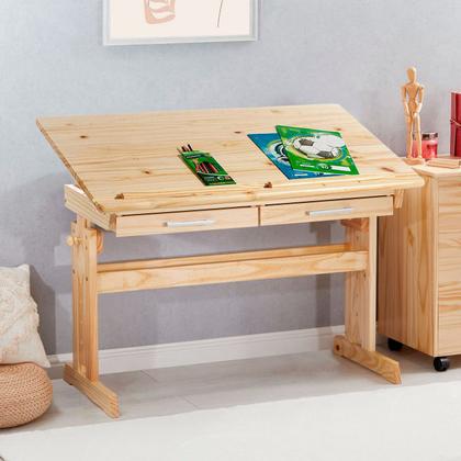 Imagem de Escrivaninha Mesa de Desenho Olivia em Madeira Maciça