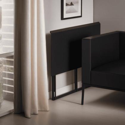 Imagem de Escrivaninha Mesa Dobravel Apoio Estudo Trabalho Notebook Pc Industrial Preta