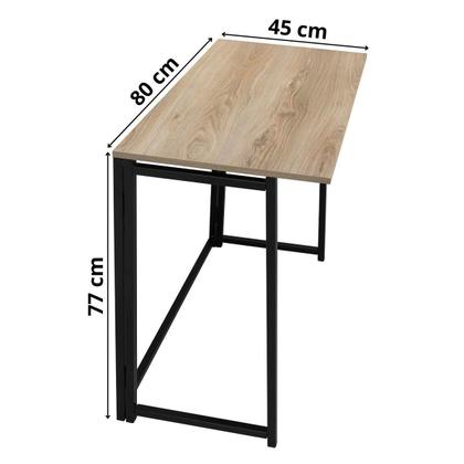 Imagem de Escrivaninha Mesa Dobrável De Estudos Trabalho Mesinha Multiuso Para Notebook Pc Escritório Quarto Apartamento