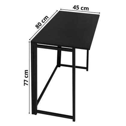 Imagem de Escrivaninha Mesa Dobrável De Estudos Trabalho Mesinha Multiuso Para Notebook Pc Escritório Quarto Apartamento
