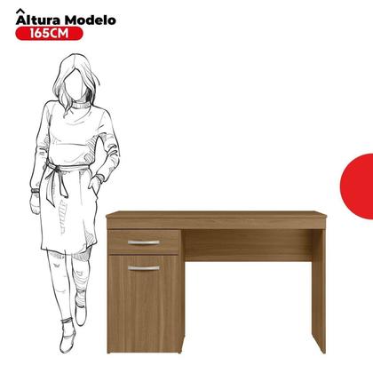 Imagem de Escrivaninha Mesa Escritório 1 Porta Vitória