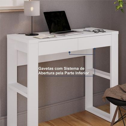 Imagem de Escrivaninha Mesa Escritório 100% MDF 91cm Brisa