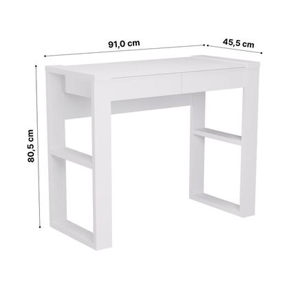 Imagem de Escrivaninha Mesa Escritório 100% MDF 91cm Brisa