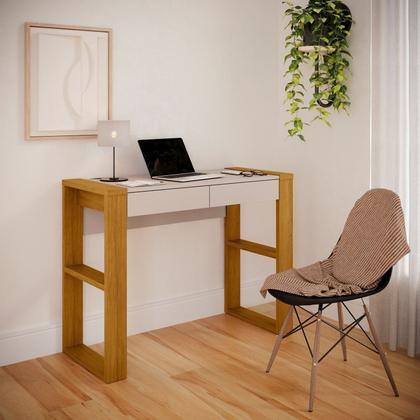 Imagem de Escrivaninha Mesa Escritório 100% MDF 91cm Brisa