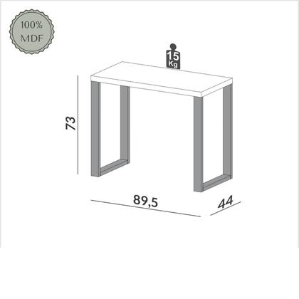 Imagem de Escrivaninha Mesa Escritório 100% Mdf Industrial