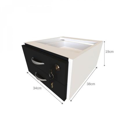 Imagem de Escrivaninha Mesa Escritório 100cmx47cm 15mm