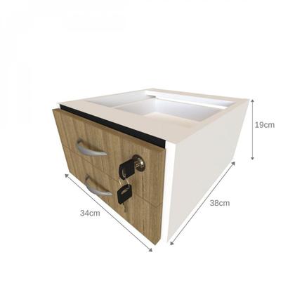 Imagem de Escrivaninha Mesa Escritório 100cmx47cm 15mm