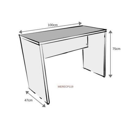 Imagem de Escrivaninha Mesa Escritório 100cmx47cm 25mm