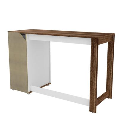 Imagem de Escrivaninha Mesa Escritório 120cm 1 Porta 2 Gavetas Zurique