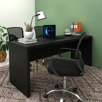 Imagem de Escrivaninha Mesa Escritorio 180 cm ME4185 Preto Tecno Mobili