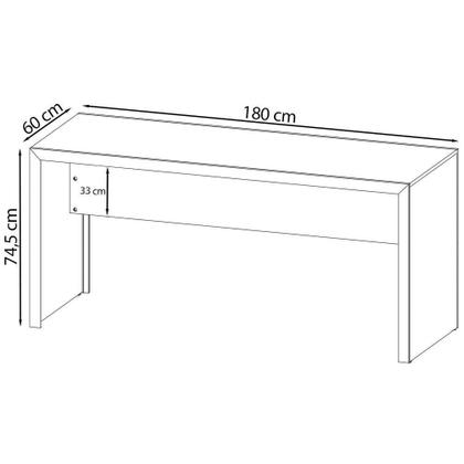 Imagem de Escrivaninha Mesa Escritorio 180 Cm Me4185 Rustico