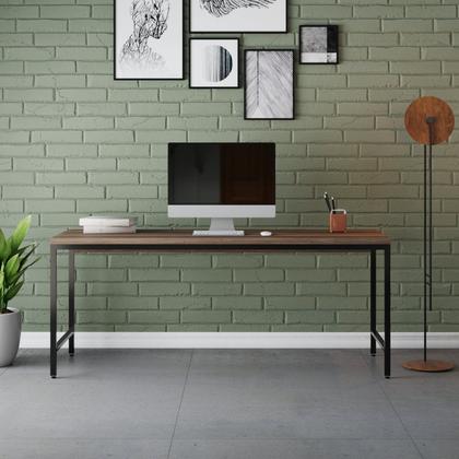 Imagem de Escrivaninha Mesa Escritório 180cm Estilo Industrial Diretor Active Yescasa