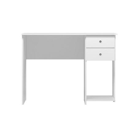 Imagem de Escrivaninha Mesa Escritório 2 Gavetas 100cm Branco