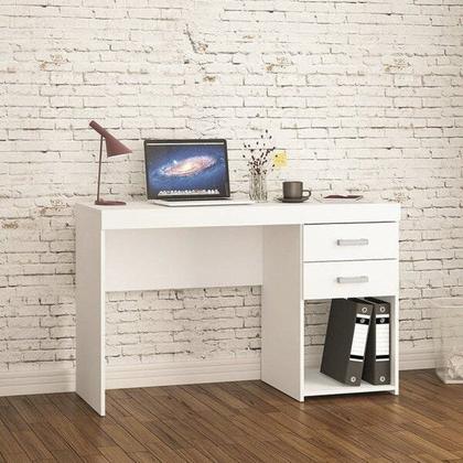 Imagem de Escrivaninha Mesa Escritório 2 Gavetas 120cm com Gaveteiro 3 Gavetas Maia