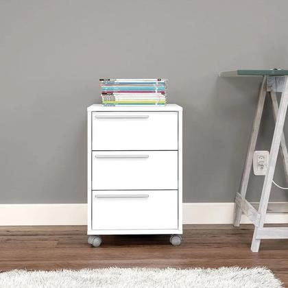 Imagem de Escrivaninha Mesa Escritório 2 Gavetas 120cm com Gaveteiro 3 Gavetas Maia