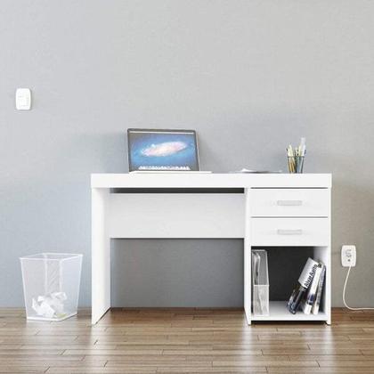 Imagem de Escrivaninha Mesa Escritório 2 Gavetas 120cm com Gaveteiro 3 Gavetas Maia