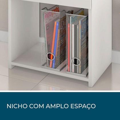 Imagem de Escrivaninha Mesa Escritório 2 Gavetas Office